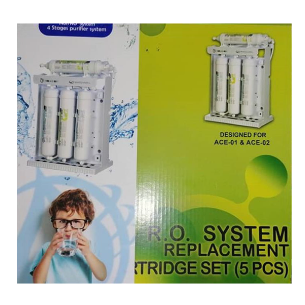 پک ۴ عددی فیلتر NON-RO چهار  مرحله ای مدل ACE-01 و ACE-02