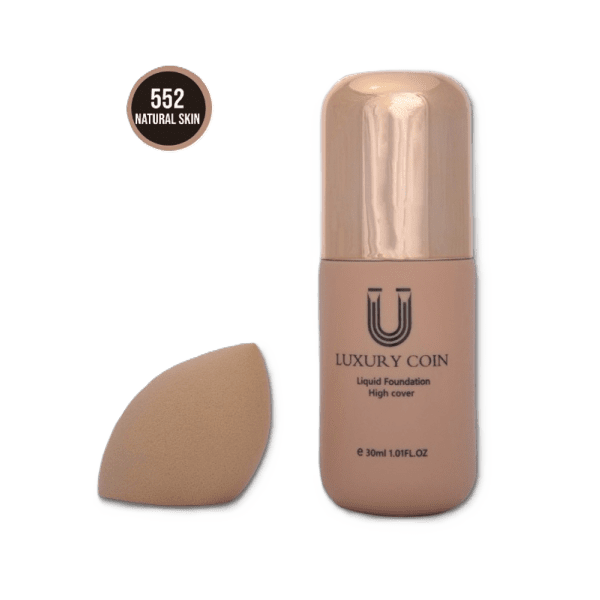 ست کرم پودر پد دار لاکچری کوین 552