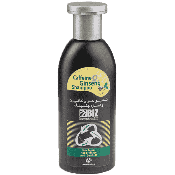شامپو کافئین و جنسینگ بیز
