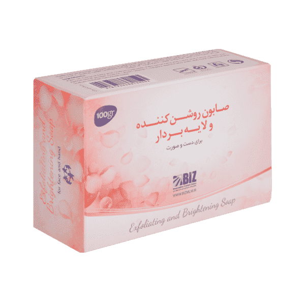 صابون روشن کننده و لایه بردار بیز