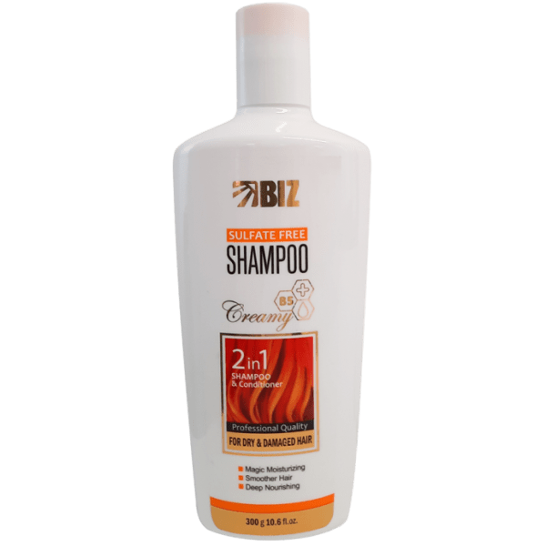 شامپو سولفات فری مناسب موهای خشک و آسیب دیده بیز