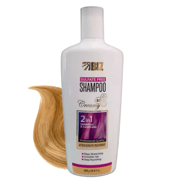 شامپو سولفات فری مناسب موهای کراتینه بیز