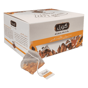 دمنوش مثلثی زرد دراپ باکس گوزل