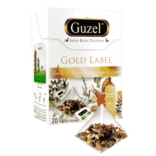 دمنوش مثلثی طلائی گوزل