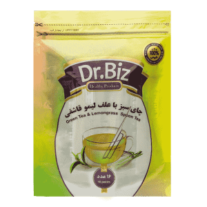 دمنوش چای سبز با علف ليمو قاشقی دکتر بیز