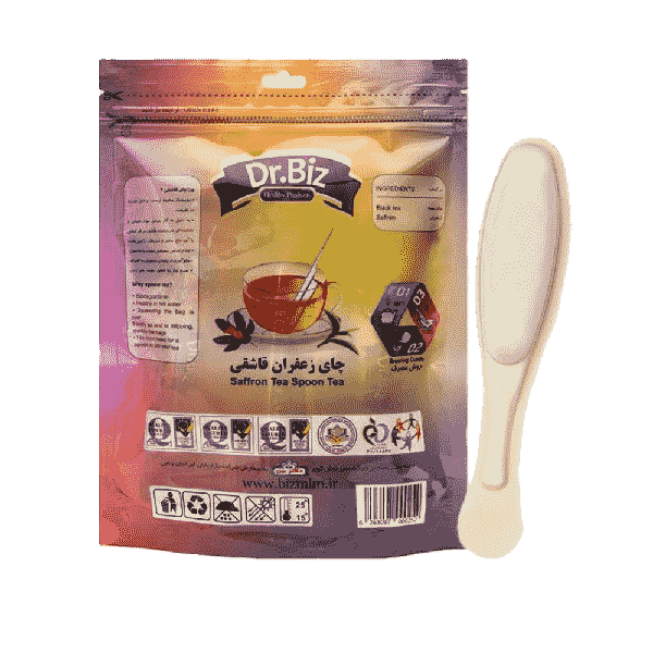 مزایا و ویژگی‌های دمنوش چای سیاه زعفرانی قاشقی دکتر بیز