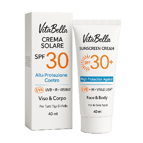کرم ضد آفتاب spf 30 بی‌رنگ ویتابلا