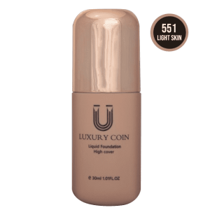 ست کرم پودر پد دار لاکچری کوین شماره 551