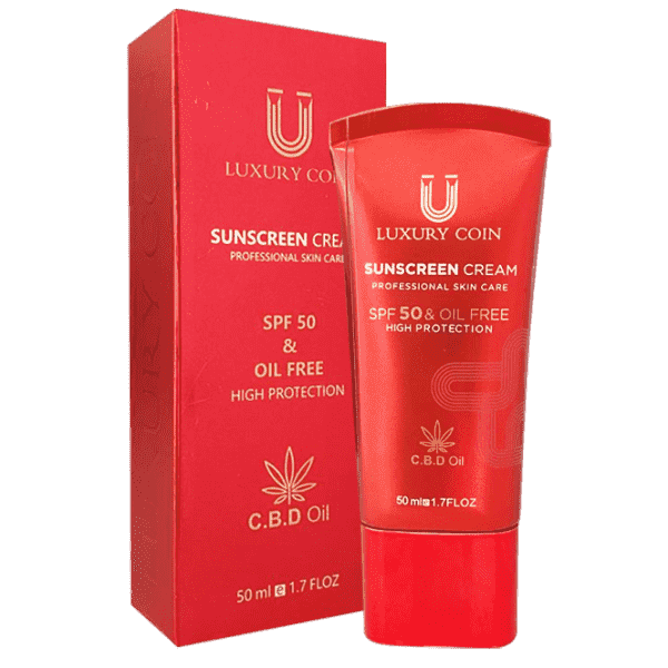 کرم ضد آفتاب spf ۵۰ لاکچری کوین
