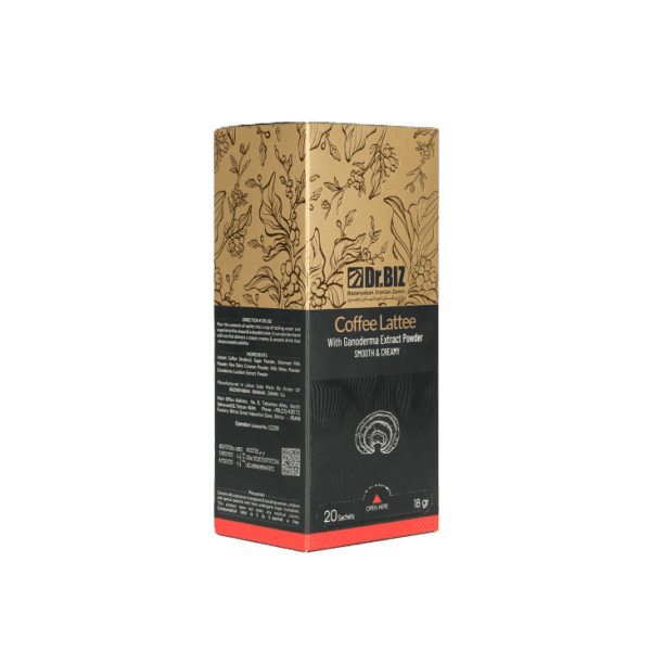 کافه لاته با قارچ گانودرما دکتر بیز