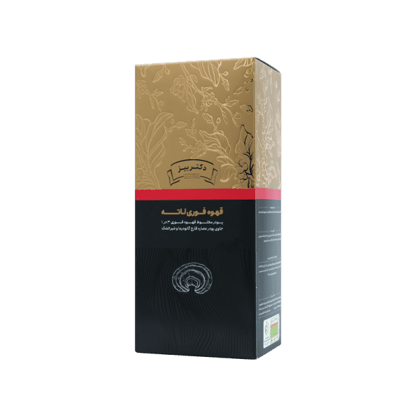 کافه لاته با قارچ گانودرما دکتر بیز