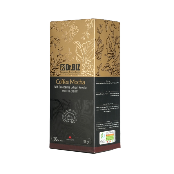 کافه موکا با قارچ گانودرما دکتر بیز