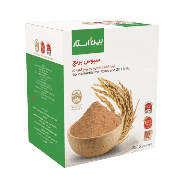 خرید سبوس برنج قهوه‌ای بین استار | خرید و قیمت دکتر بیز اصل