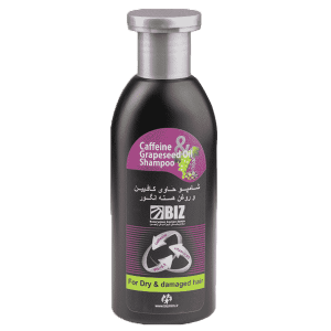 شامپو کافئین و روغن هسته انگور بیز
