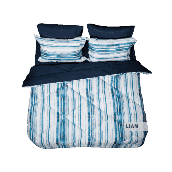 ست لحاف طرح LIAM دو نفره ۶ تکه سه بعدی king size