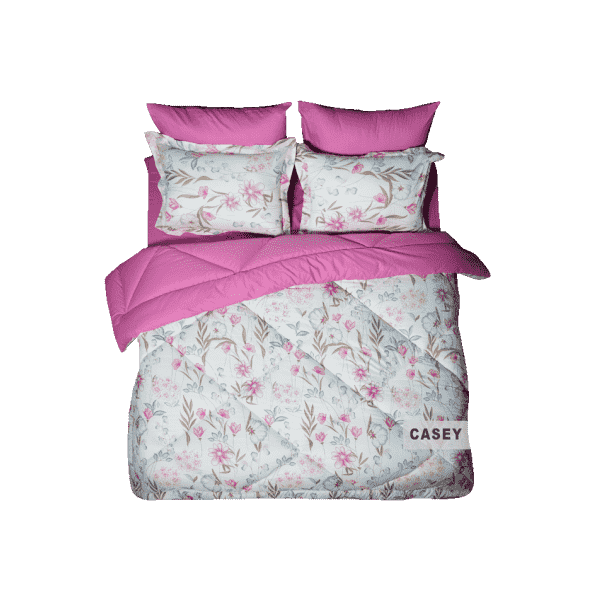 ست لحاف طرح CASEY دو نفره ۶ تکه سه بعدی king size