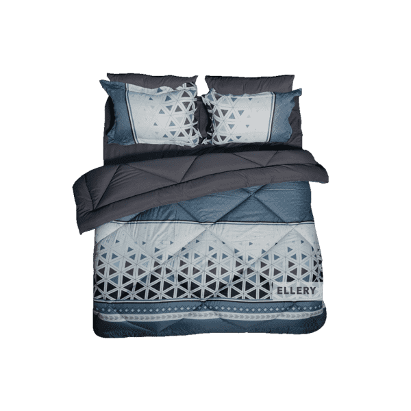 ست لحاف طرح ELLERY دو نفره ۶ تکه سه بعدی king size