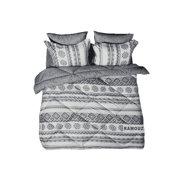 ست لحاف طرح RAMOUZ دو نفره ۶ تکه سه بعدی king size
