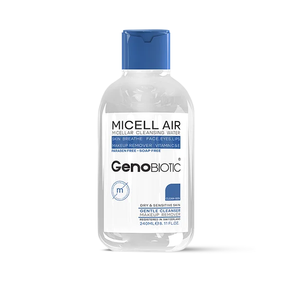 GenoBiotic-Dry-Micellar-Cleansing-Water میسلار واتر ژنوبایوتیک پوست خشک و حساس