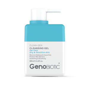 ژل شستشوی صورت ژنوبایوتیک (پوست‌ خشک و حساس)