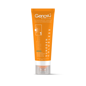 کرم ضد آفتاب پوست چرب ژنوبایوتیک (بی رنگ)