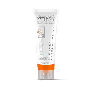 کرم ضد آفتاب پوست چرب ژنوبایوتیک (بژ طبیعی)
