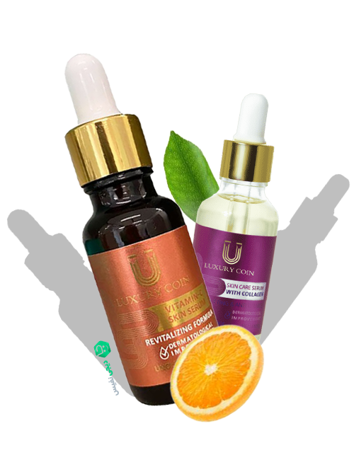 مقایسه سرم ویتامین C و سرم کلاژن لاکچری کوین
